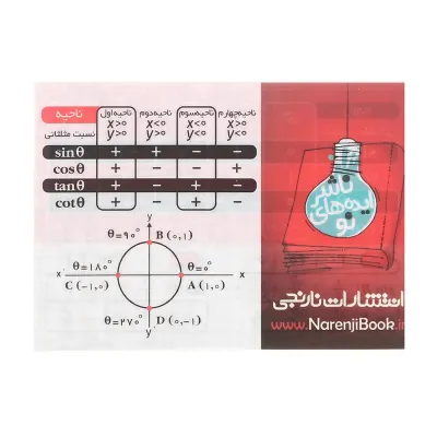 کارت آموزش مثلثات سایز جیبی انتشارات نارنجی