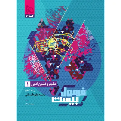 کتاب علوم و فنون ادبی دهم انسانی سری فرمول بیست